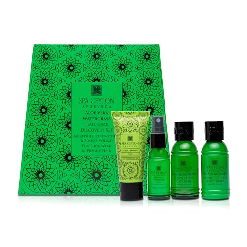 Image 1 of Default Title for the product SPA CEYLON Aloe Vera Watergrass Hair Care Discovery Set