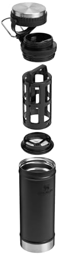 Thumbnail for STANLEY Travel Mug with Integrated French Press 16 oz | 5 Minute Brew, 4 Hours Hot, Leakproof Lid | Mesh Filter for Coffee Grounds | Insulated Stainless Steel Coffee Maker | BPA-Free | Black 2.0