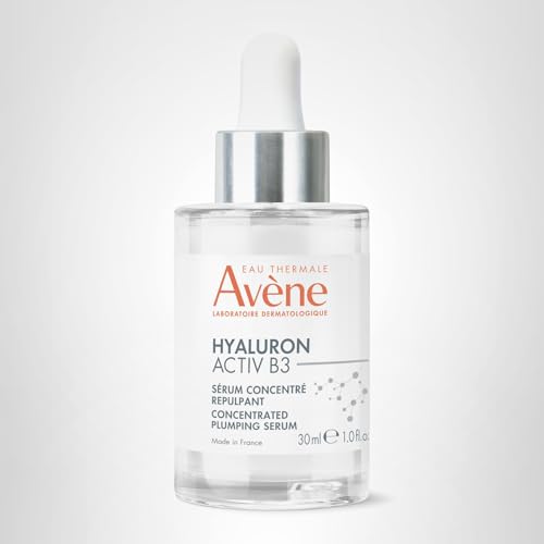 Avène Hyaluron ACTIV B3 Concentrated Plumping Serum, Light-weight hydrating serum, powered by Niacinamide + Pure Hyaluronic Acid, Firms & Plumps the skin for a healthy complexion 1 oz
