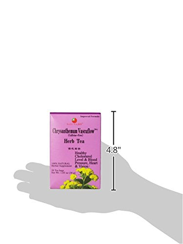 Health King Chrysanthemum Vascuflow Herb Tea, Teabags, 20 Count Box