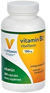 Thumbnail for The Vitamin Shoppe Vitamin B2 100MG - Energy Support & Metabolic Health, Daily B Vitamin (300 Capsules)