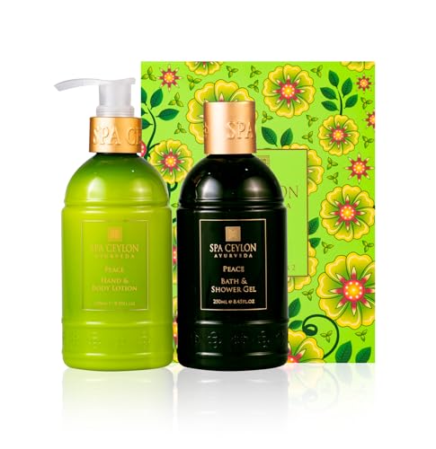 Image 1 of Default Title for the product SPA CEYLON Peace Bath & Body Duo Set 250ml x 2
