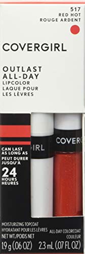 Thumbnail for COVERGIRL Outlast All-Day Lip Color With Topcoat, Red Hot
