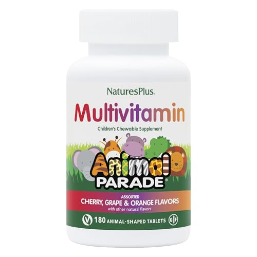 Image 5 of 180 Count (Pack of 3) for the product NaturesPlus Animal Parade Children's Chewable Multivitamin