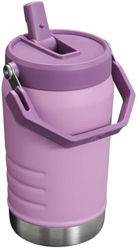 Thumbnail for Stanley IceFlow Flip Straw Jug with Handle 40 oz| Twist On Lid and Flip Up Straw | Leak Resistant for Travel and Sports | Insulated Stainless Steel | BPA-Free | Lilac