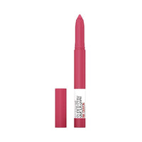Thumbnail for Maybelline Super Stay Ink Crayon Lipstick Makeup, Precision Tip Matte Lip Crayon with Built-in Sharpener, Longwear Up To 8Hrs, Run The World, Magenta Pink, 1 Count