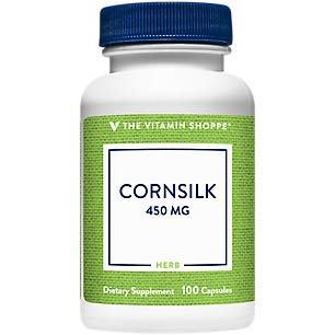 The Vitamin Shoppe Cornsilk 450MG, Herbal Supplement That Supports Urinary Tract Health (100 Capsules)