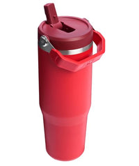 Thumbnail for Stanley IceFlow 2.0 Flip Straw Tumbler with Handle 30 oz | Twist On Lid and Flip Up Straw | Leak Resistant Water Bottle | Insulated Stainless Steel | BPA-Free | Chili Red