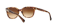 Thumbnail for Coach HC8132 Sunglasses, Light Brown Confetti Tortoise/Brown Gradient, 57 mm