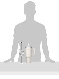 Thumbnail for Stanley Quencher H2.0 Tumbler with Handle and Straw 40 oz | Flowstate 3-Position Lid | Cup Holder Compatible for Travel | Insulated Stainless Steel Cup | BPA-Free | Rose Quartz 2.0