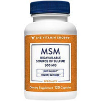 Thumbnail for The Vitamin Shoppe MSM 500 (500MG) (Methylsulfonylmethane), Supports Joint Health & Function (120 Capsules)