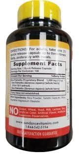 Sundance Vitamins Saw Palmetto 1200 mg