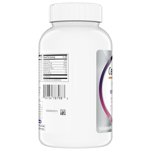 Centrum Minis Silver Women's Multivitamin for Women 50 Plus, Multimineral Supplement with Vitamin D3, B Vitamins, Non-GMO Ingredients, Supports Memory and Cognition in Older Adults - 280 Ct