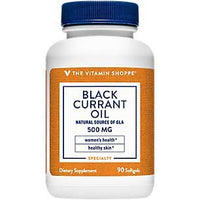 Thumbnail for The Vitamin Shoppe Black Currant Oil 500MG, Natural Source of GLA, Promotes Healthy Skin, Women's Health (90 Softgels)