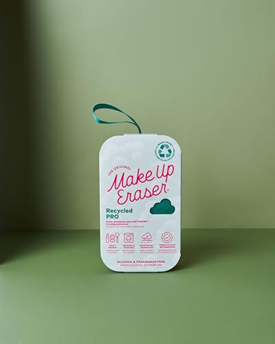 The Original MakeUp Eraser PRO, Effortlessly Remove All Makeup Using Only Water, Including Waterproof Mascara, Eyeliner, Foundation, Lipstick, Sunscreen, and More! Green, 1ct.