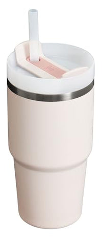 Thumbnail for Stanley Quencher H2.0 Tumbler with Straw 20 oz | Flowstate 3-Position Lid | Cup Holder Compatible for Travel | Insulated Stainless Steel Cup | BPA-Free | Rose Quartz 2.0