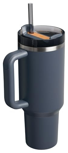 STANLEY Quencher H2.0 Tumbler with Handle and Straw 40 oz | Flowstate 3-Position Lid | Cup Holder Compatible for Travel | Insulated Stainless Steel Cup | BPA-Free | Twilight