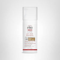 Thumbnail for EltaMD UV AOX Elements Tinted Mineral Face Sunscreen Lotion, Tinted Moisturizer for Face SPF 50 with Antioxidants, For Dry Sensitive Skin 1.7 oz Pump