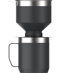 Thumbnail for STANLEY Perfect Brew Pour Over Set | 12 oz Camp Mug with Lid Included | Drip Coffee Maker with Reusable Filter | Insulated Stainless Steel | BPA-Free | Black 2.0