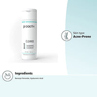 Thumbnail for Proactiv Acne Cleanser - Benzoyl Peroxide Face Wash and Acne Treatment - Daily Facial Cleanser and Hyularonic Acid Moisturizer with Exfoliating Beads - 60 Day Supply, 4 Oz