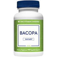 Thumbnail for The Vitamin Shoppe Bacopa 500MG (Bacopa Monnieri), Clinically Studied Ingredient, Herbal Brain Support Supplement, Once Daily (100 Capsules)