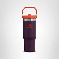 Thumbnail for Stanley IceFlow Flip Straw Tumbler with Handle 30 oz | Twist On Lid and Flip Up Straw | Leak Resistant Water Bottle | Insulated Stainless Steel |BPA-Free | Plum