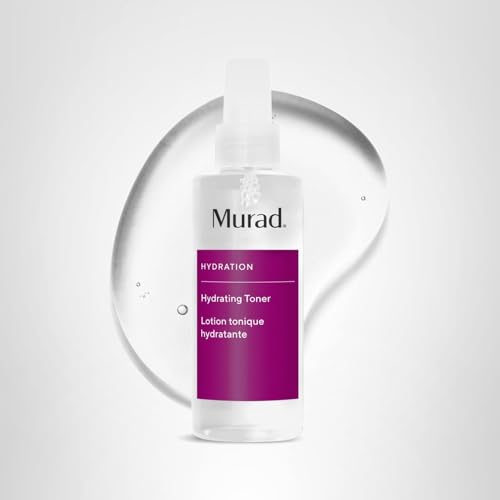 Murad Hydrating Toner – Moisture-Replenishing Alcohol-Free Face Toner with Lecithin, Grape Seed, Peach & Cucumber Extracts for Deep Hydration, Soothing Irritation, & Refreshed Skin - 6 Fl Oz