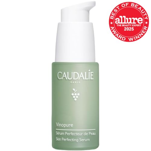 Caudalie Vinopure Natural Salicylic Acid Pore Minimizing Serum with Niacinamide, Skin Perfecting Serum - 30 mL