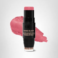 Thumbnail for Nudestix Nudies Bloom All Over Dewy Color – 3-in-1 Cream Blush Stick for Cheeks, Eyes & Lips with Built-In Brush | Sheer, Glossy Finish | Vegan, Long-Wear, Multi-Use Makeup (Bohemian Rose)