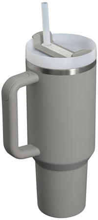 Thumbnail for Stanley Quencher H2.0 Tumbler with Handle and Straw 40 oz | Flowstate 3-Position Lid | Cup Holder Compatible for Travel | Insulated Stainless Steel Cup | BPA-Free | Ash