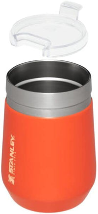 Thumbnail for STANLEY GO Everyday Wine Tumbler 10 oz | Press Fit Drink Through Lid | Beverage, Coffee, and Cocktail Cup | Insulated Stainless Steel Wine Glass | BPA-Free | Tigerlilly