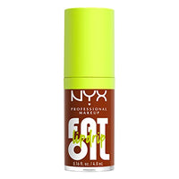 Thumbnail for NYX PROFESSIONAL MAKEUP Fat Oil Lip Drip, Moisturizing Lip Oil Gloss, Vegan Tinted Formula, Up to 12 HR Hydration - Scrollin' (Deep Caramel)