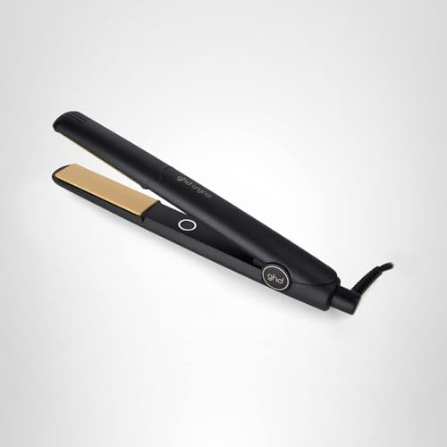 ghd Original Styler - 1” Flat Iron Hair Straightener with Ceramic Heat Technology, 365ºF Safe Styling Temperature, Smooth Gloss Plates, Fast Heat-Up and Auto Sleep Mode - Black