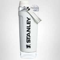 Thumbnail for STANLEY Vitalize Shaker Bottle 20 oz | Leakproof Insulated Stainless Steel Shaker Cup | Base Storage and Twist On Fast Flow Lid | Protein Shakes and Pre Workout Powder | BPA-Free | Chalk