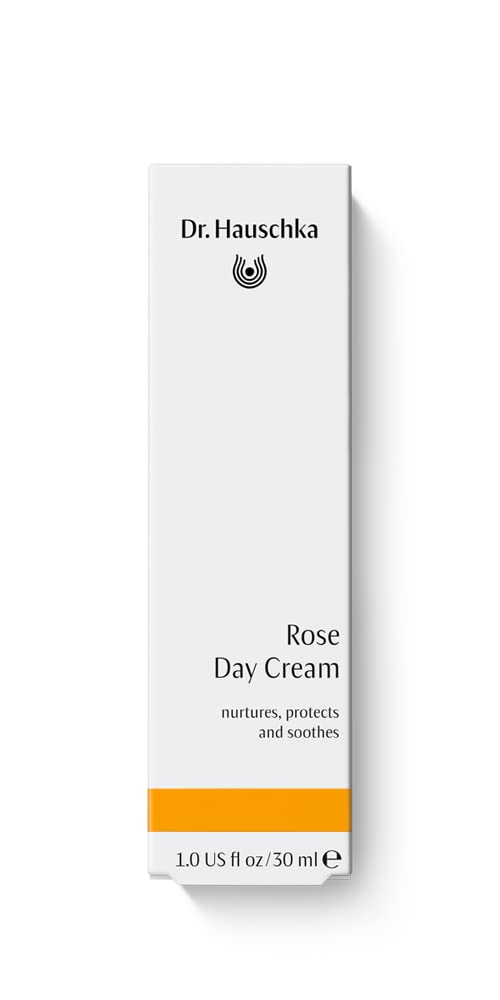 Dr. Hauschka Rose Day Cream, Daily Moisturizer, 1.0 US fl oz, For Dry, Sensitive, Red Skin, With Shea Butter & Avocado Oil