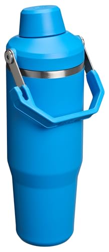 Stanley IceFlow 2.0 Fast Flow Tumbler with Handle 30 oz | Twist On Angled Spout Lid | Leakproof Water Bottle | Insulated Stainless Steel | BPA-Free | Azure