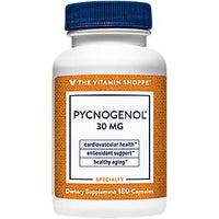 Thumbnail for Pycnogenol 30mg Antioxidant That Supports Cardiovascular, Skin Cellular Health (French Maritime Pine Bark Extract) (180 Capsules) by The Vitamin Shoppe