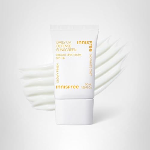 Innisfree Daily UV Defense SPF 36 – Korean Face Sunscreen, Invisible Finish, Broad Spectrum, No White Cast, Lightweight, Hydrating