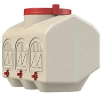Thumbnail for OverEZ Automatic Chicken Waterer with No Spill System, Outside and Inside Poultry Drinker, Large 12 Gallon High Capacity Drinking Bottle Dispenser for Hens
