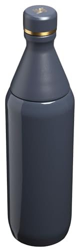 Stanley All Day Slim Bottle 20 oz | Leakproof Twist on Lid | Slim Design for Travel and Gym | Insulated Stainless Steel Water Bottle | BPA-Free | Twilight Gloss