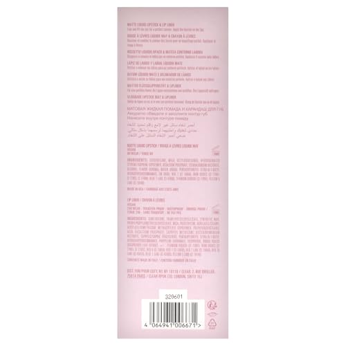 Kylie Cosmetics Matte Lip Kit - 802 Candy For Women - 2 Pc 0.10 Oz Matte Liquid Lipstick, 0.03 Oz Lip Liner