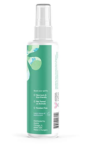 ASUTRA Peppermint Scent Bundle, 4 Fl oz Peppermint & Rosemary Essential Oil Aromatherapy Spray, 16 oz Peppermint Dead Sea Bath Salts, 16 oz Purifying Peppermint Dead Sea Salt Body Scrub