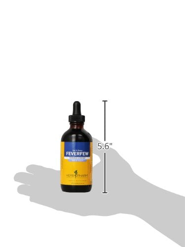 Herb Pharm Certified Organic Feverfew Liquid Extract for Minor Pain Support - 4 Ounce