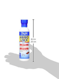 Thumbnail for API AMMO-LOCK Freshwater and Saltwater Aquarium Ammonia Detoxifier 8-Ounce Bottle (45D)