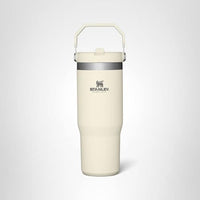 Thumbnail for STANLEY IceFlow Flip Straw Tumbler with Handle 30 oz | Twist On Lid and Flip Up Straw | Leak Resistant Water Bottle | Insulated Stainless Steel |BPA-Free | Cream