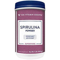 Thumbnail for The Vitamin Shoppe Spirulina Powder, Natural - 1 Pound Super Food Green Powder Perfect for Smoothies or Juices, Excellent Source of Vitamin A & B12 with Powerful Antioxidants (1 Pound Powder)
