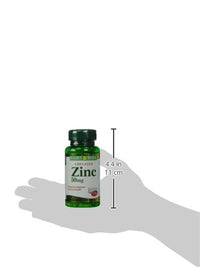 Thumbnail for Nature's Bounty Zinc (Zinc Gluconate) 50 mg, 100 Caplets