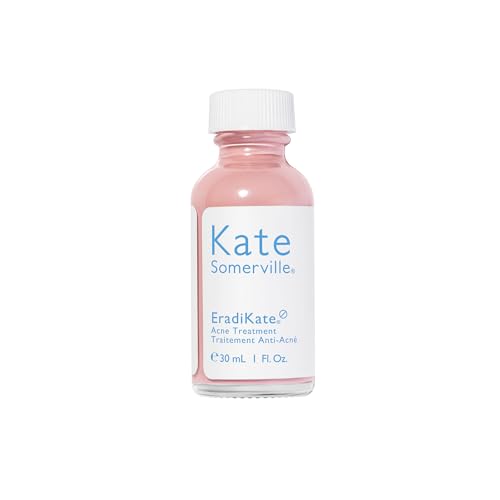 Kate Somerville EradiKate Acne Treatment - Clinically Formulated 10% Sulfur and BHA Spot Treatment – Clears Pimples, Cleans Pores and Prevents Breakouts, 1 Fl Oz