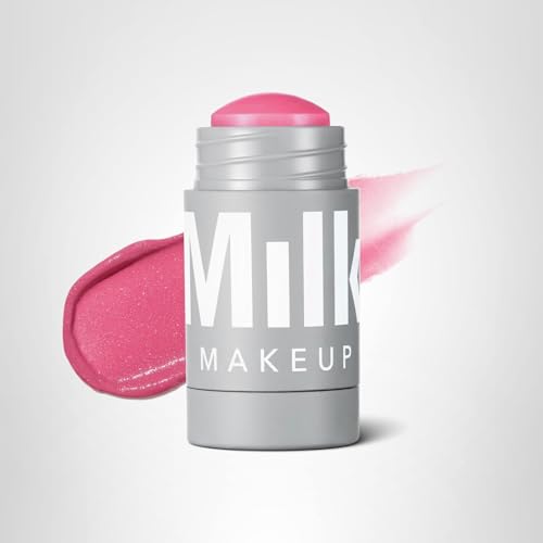 Milk Makeup Lip + Cheek Stick – Buildable Cream Blush + Lip Color w/Hydrating Mango Butter + Avocado Oil for a Natural Flush – Long-Lasting, Multiuse, Vegan Formula – Rally (Shimmery Mauve), 0.21 oz