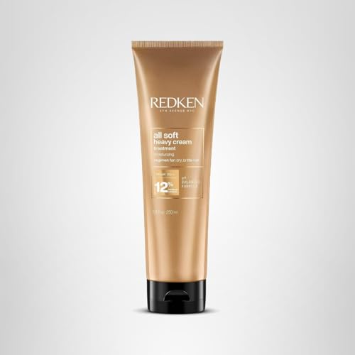 Redken All Soft Heavy Cream Mask Treatment- Moisturizing Deep Conditioner Treatment For Dry Hair, Softens and Smooths Hair, With Argan Oil